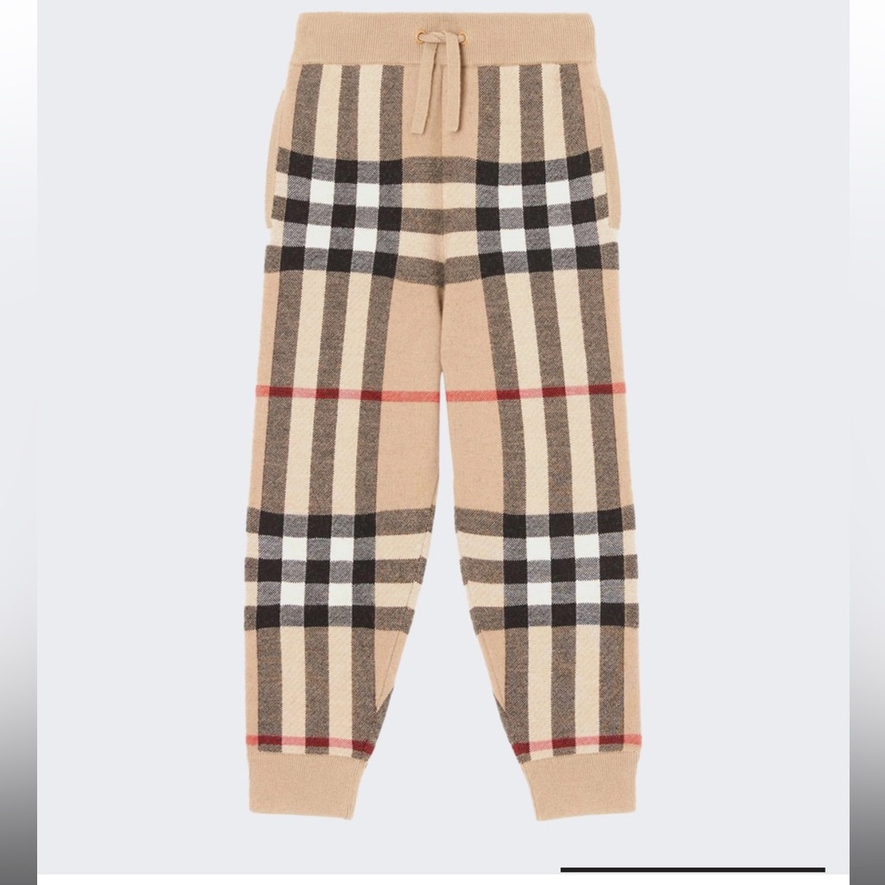 Burberry Baby Vintage Check Drawstring Trousers
